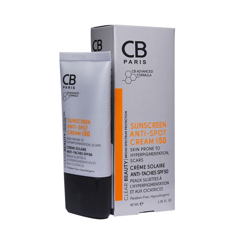 کرم ضد آفتاب مناسب پوست های دارای لک SPF50 سی بی CB