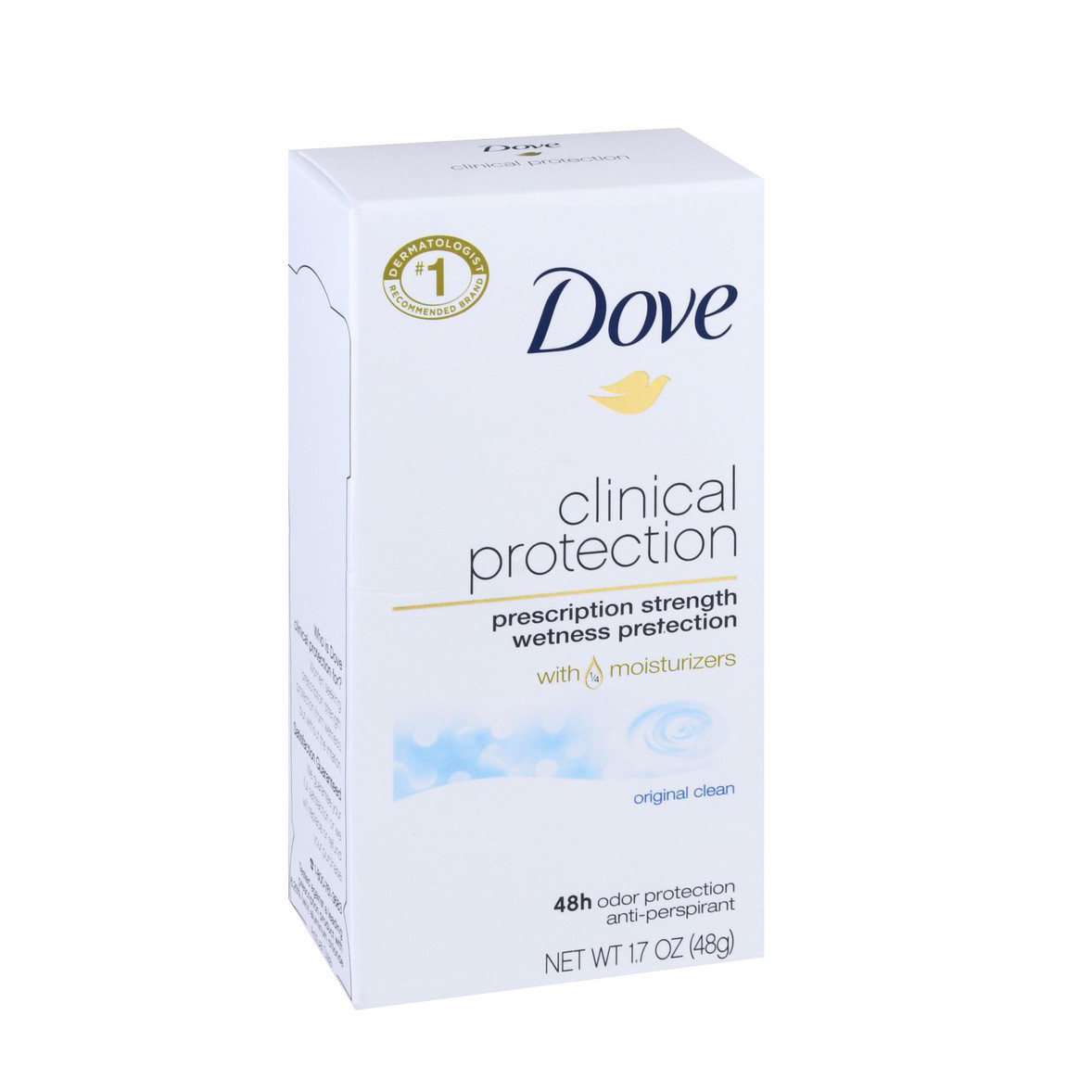 مام ضد تعریق کرمی زنانه Clinical Protection مدل original clean داو Dove