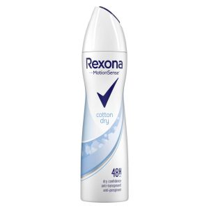 اسپری دئودرانت بدن زنانه cotton dry رکسونا Rexona