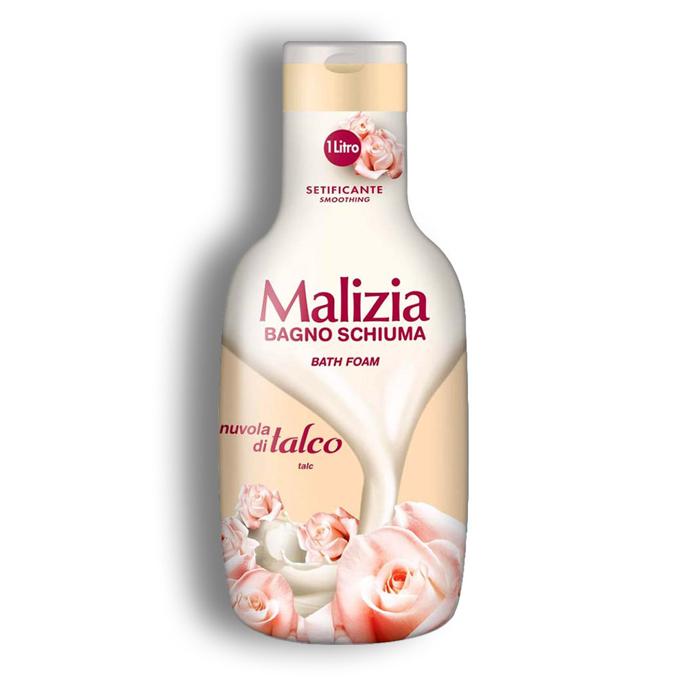 شامپو بدن 1000 میل حاوی پودر تالک مالیزیا Malizia