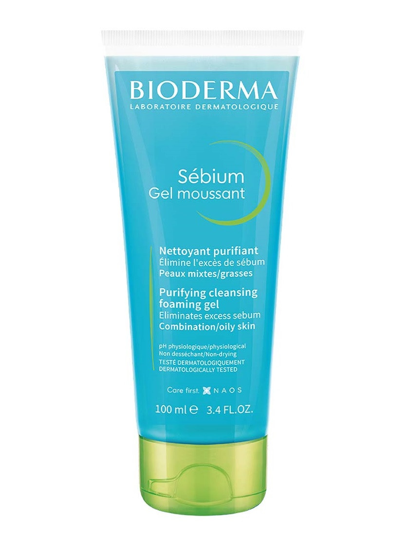 ژل شست و شو مناسب پوست های چرب و مختلط تیوپی 200 میل بایودرما BIODERMA