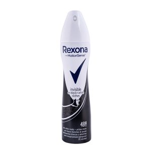 اسپری دئودرانت بدن زنانه invisible on block+clothes رکسونا Rexona