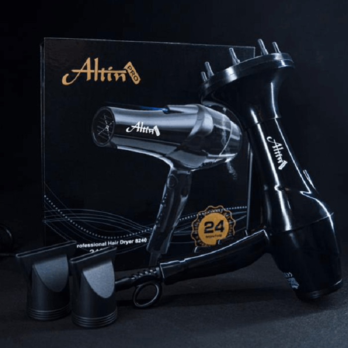 سشوار 2400 وات حرفه ای 8240 دیسپانسر دار آلتین پرو Altin PRO