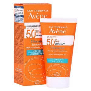 کرم ضد آفتاب بی رنگ Cleanance +SPF50 اون Avene