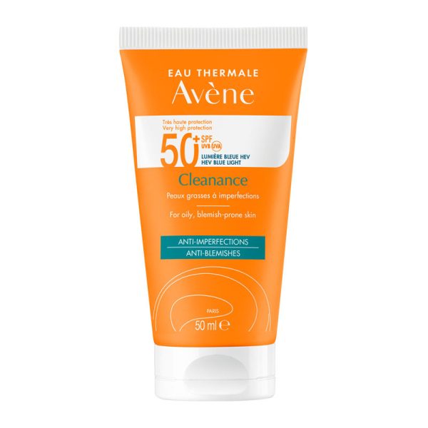 کرم ضد آفتاب بی رنگ Cleanance +SPF50 اون Avene