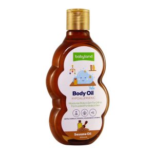 روغن نرم کننده پوست بچه حاوی روغن کنجد و ویتامین E بیبی لند babrland