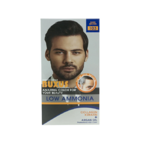 کیت رنگ مو مردانه 103 قهوه ای تیره بوکساس BUXUS