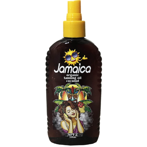روغن برنزه کننده حاوی عصاره نارگیل جامائیکا Jamaica