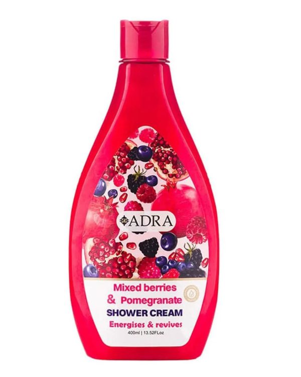شامپو بدن کرمی توت وحشی و انار آدرا ADRA