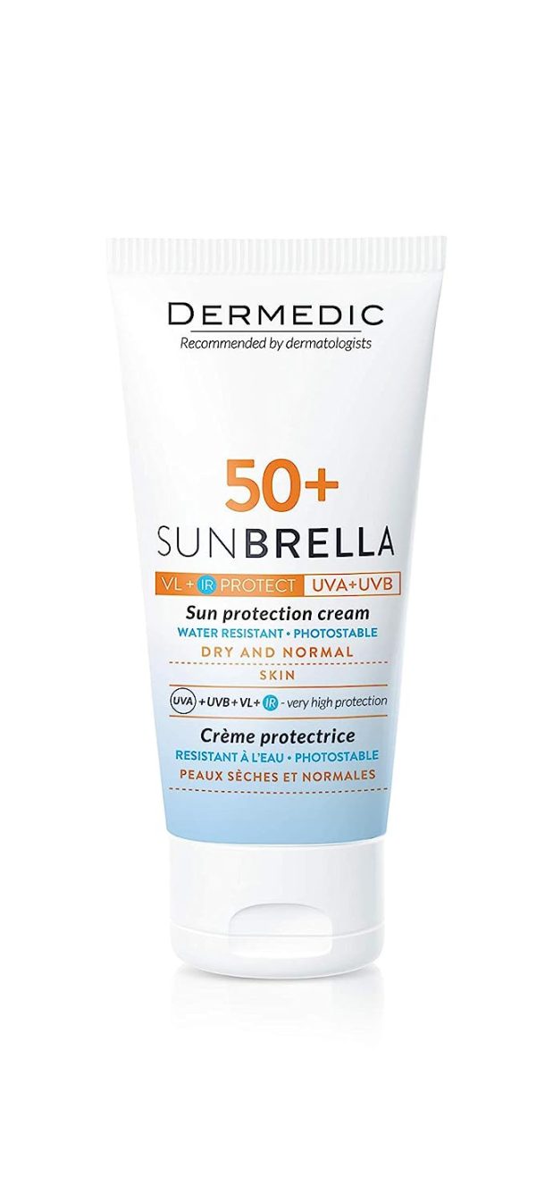 کرم ضد آفتاب پوست نرمال تا خشک +SPF50 درمدیک DERMEDIC