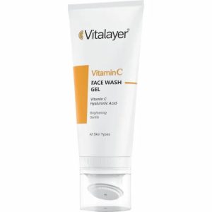 ژل شست و شوی صورت حاوی ویتامین C مناسب انواع پوست ویتالیر Vitalayer
