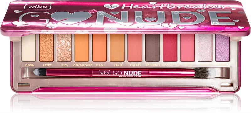 پالت سایه 12 رنگ Go Nude Heartbreaker ویبو wibo