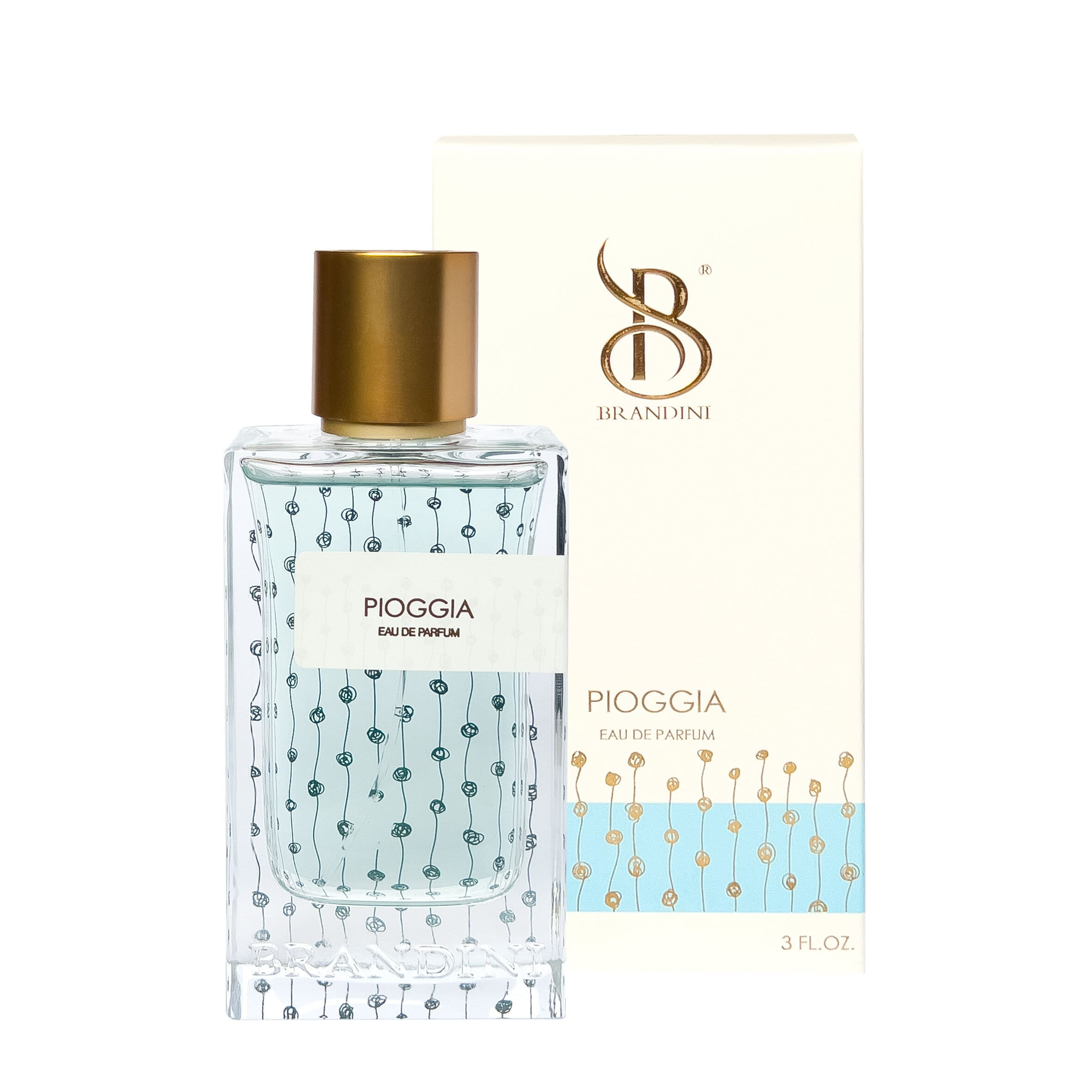 عطر ادوپرفیوم 90 میل زنانه PIOGGIA برندینی BRANDIDI