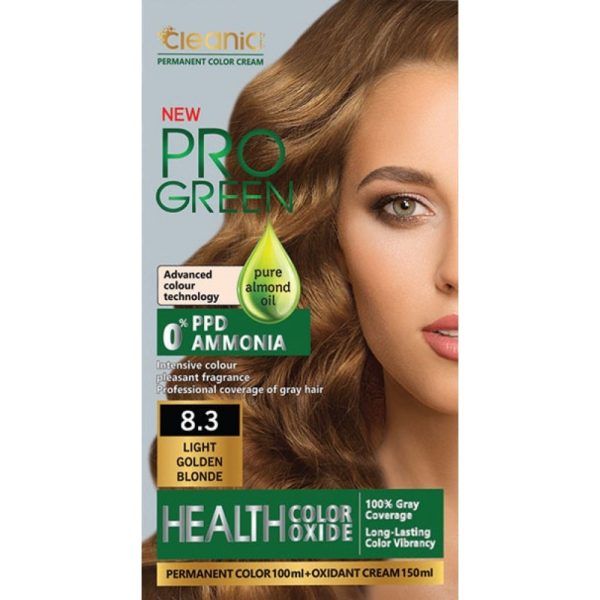 کیت رنگ مو بدون آمونیاک 8.3 کلینیک کندی Cleanic Kindi