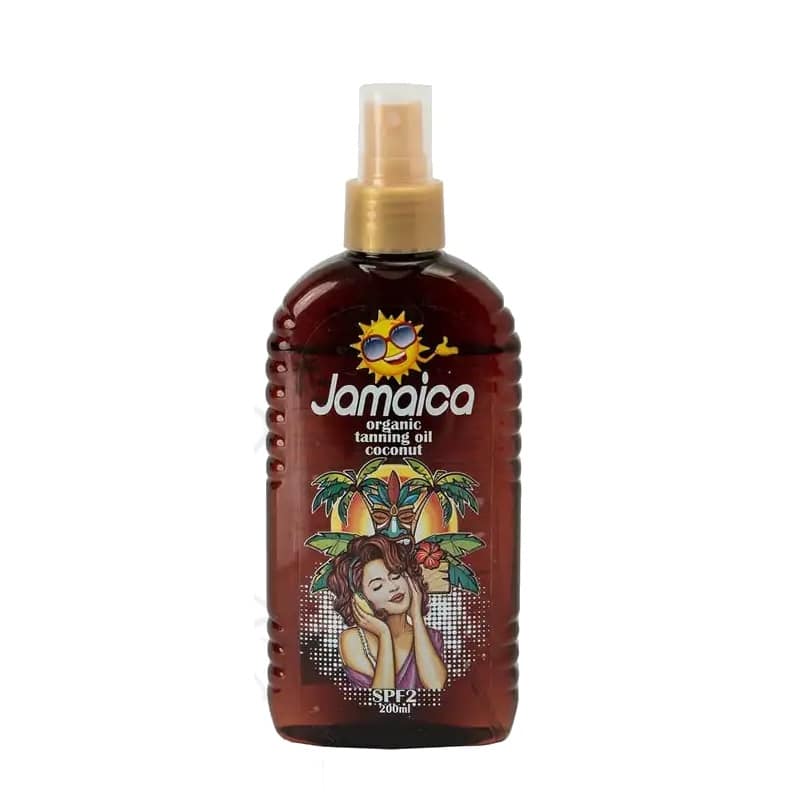 روغن برنزه کننده حاوی عصاره نارگیل جامائیکا  Jamaica