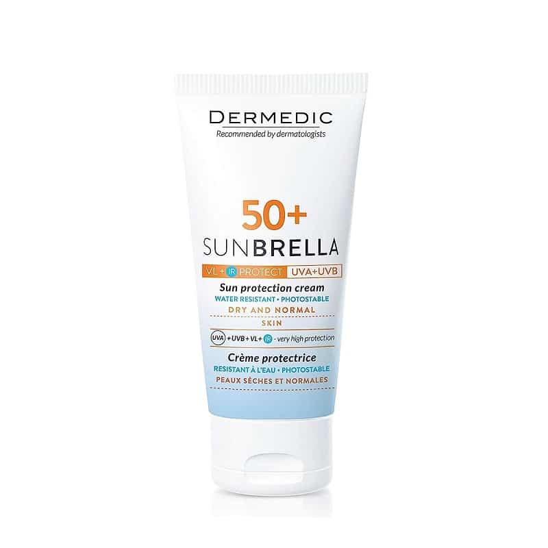 کرم ضد آفتاب پوست نرمال تا خشک +SPF50 درمدیک DERMEDIC