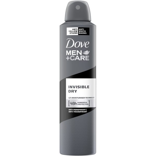 اسپری دئودرانت بدن مردانه INVISIBLE DRY داو Dove