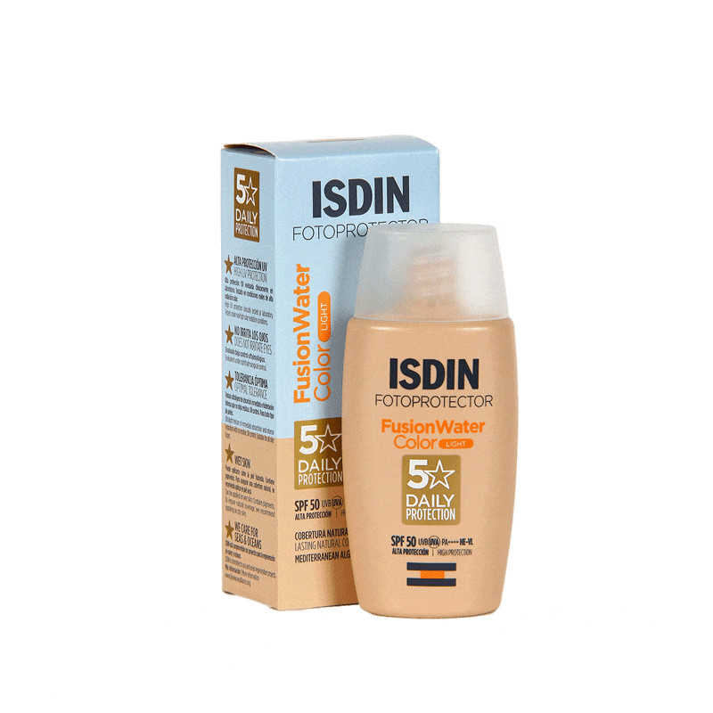 ضد آفتاب رنگی فیوژن واتر LIGHT ایزدین ISDIN