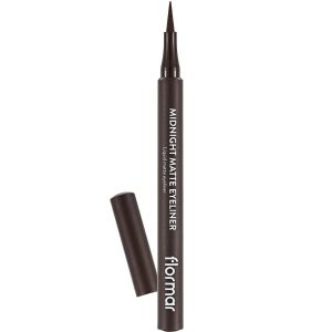 خط چشم میدنایت مات قهوه ای فلورمار flormar
