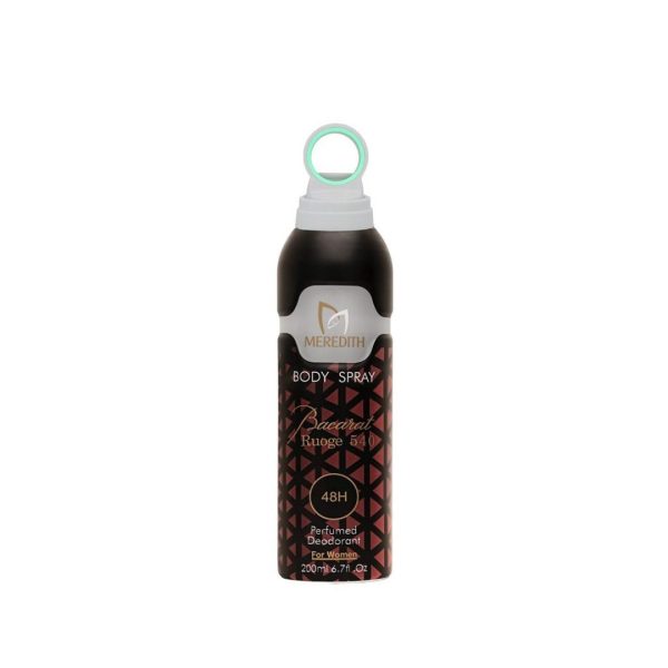 اسپری دئودورانت 200 میل زنانه باکارات رژ مردیت MEREDITH