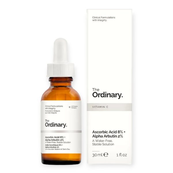 سرم آسکوربیک اسید 8% و آلفا آربوتین 2% اوردینری ordinary