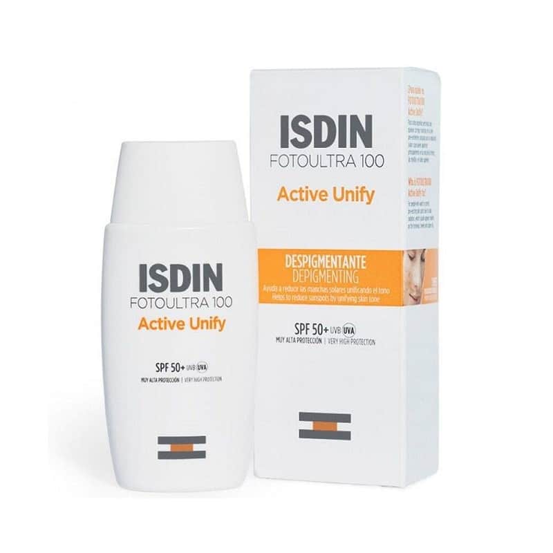 کرم ضد آفتاب بی رنگ فلوئید اکتیو یونیفای ایزدین ISDIN