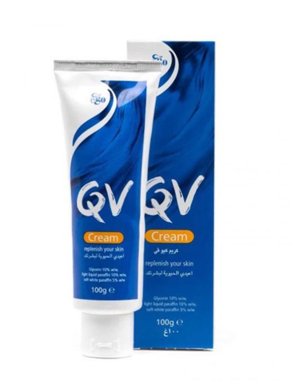 کرم مرطوب کننده پوست خشک 100g کیو وی QV
