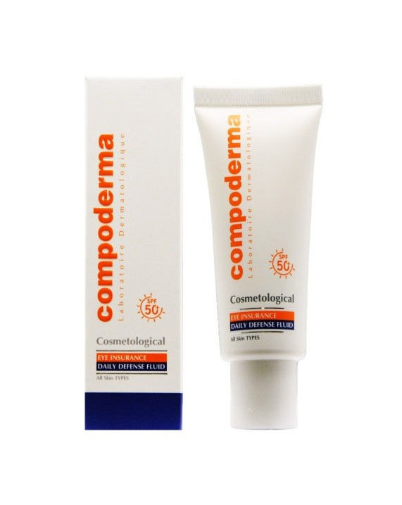 کرم ضد آفتاب SPF50+ مناسب دور چشم کمپودرما compoderma
