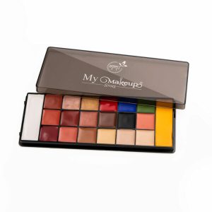 پالت رنگدانه 20 رنگ مای میکاپ استوری My Makeup Story