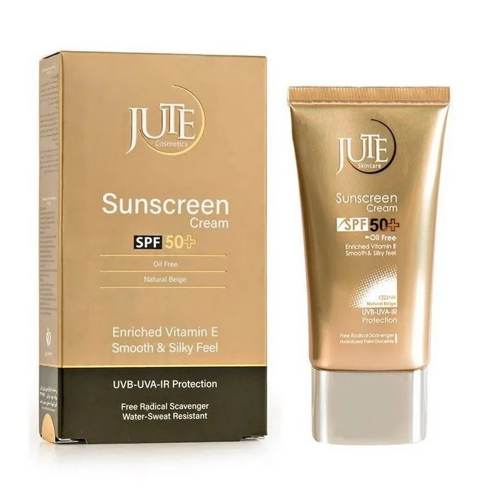 ضد آفتاب فاقد چربی بژ طبیعی SPF 50 ژوت JUTE
