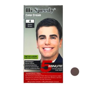 رنگ موی مردانه شماره 4 های اسپیدی Hi-Speedy