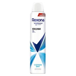 اسپری دئودرانت بدن زنانه 72 ساعته COTTON DRY رکسونا Rexona