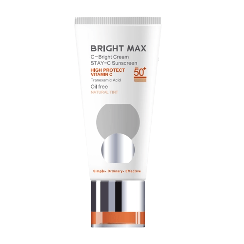 کرم ضد آفتاب ث برایت +SPF50 با رنگ طبیعی برایت مکس BRIGHT MAX
