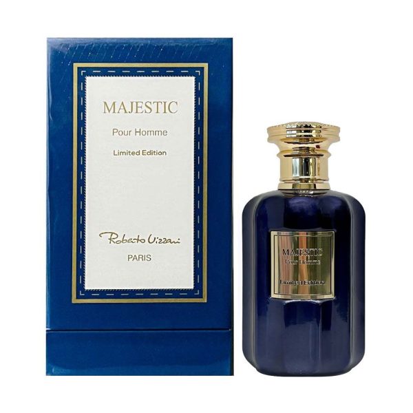 عطر ادوپرفیوم 100 میل مردانه روبرتو ویزاری مجستیک Roberto Vizzari MAJESTIC