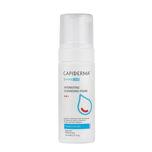 فوم شستشوی صورت مخصوص پوست خشک و حساس کپیدرما CAPIDERMA