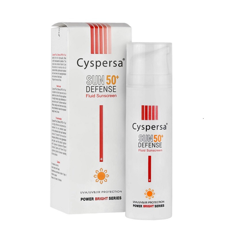 فلوئید ضد آفتاب پاوربرایت SPF50 سیسپرسا Cyspersa
