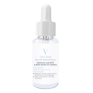 سرم هیالورونیک اسید 2.5% و آلفاآربوتین 2% وکتور vector