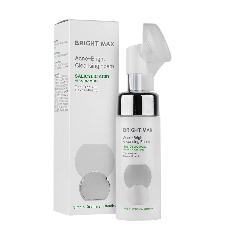 فوم پاک کننده صورت آکنه برایت برایت مکس BRIGHT MAX