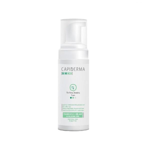 فوم شستشوی صورت مخصوص پوست مختلط تا چرب کپیدرما CAPIDERMA