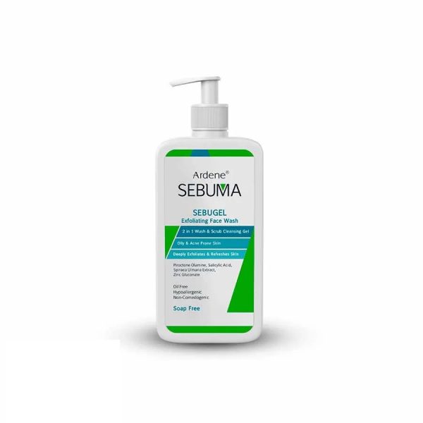 ژل شوینده مناسب پوست چرب و دارای آکنه آردن سبوما arden SEBUMA