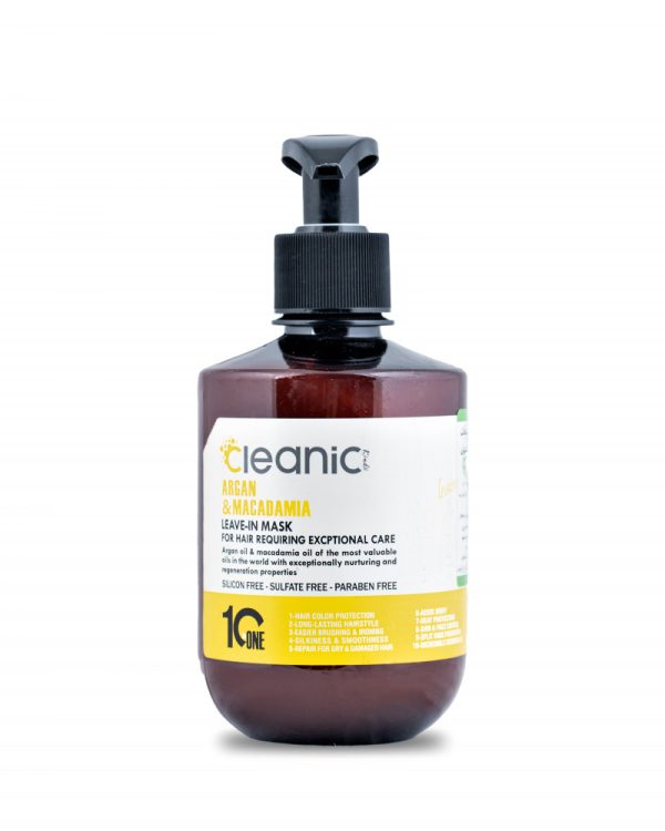 ماسک مو بیرون حموم آرگان و ماکادامیا کلینیک کندی Cleanic Kindi