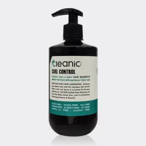 شامپو موهای فر 500 میل کلینیک کیندی Cleanic kindii