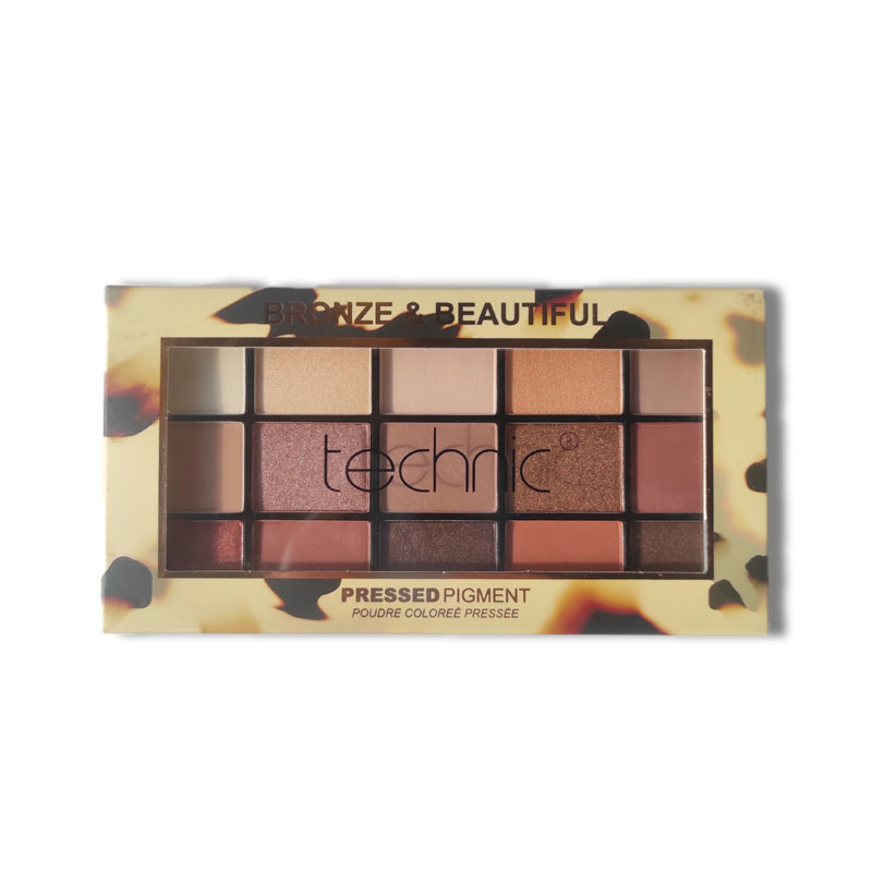 پالت سایه چشم 15 رنگ Bronz & Beautiful تکنیک Technic
