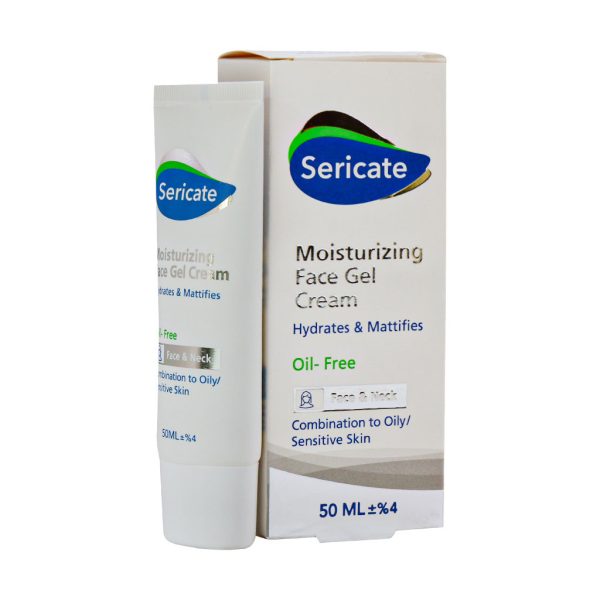 ژل کرم مرطوب کننده صورت مناسب پوست مختلط و چرب سری کیت Sericate