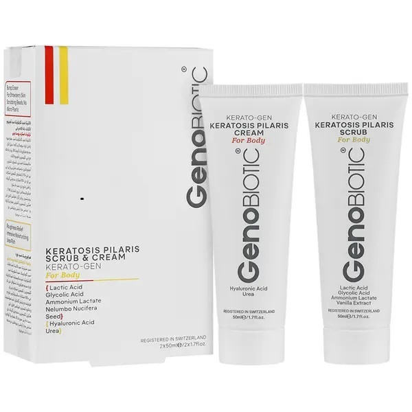 اسکراب و کرم کنترل کننده پوست مرغی ژنوبایوتیک Geno Biotic