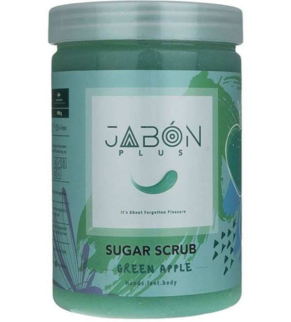 ژل اسکراب (لایه بردار شنی) پوست سیب سبز 900 گرمی ژبن JABON