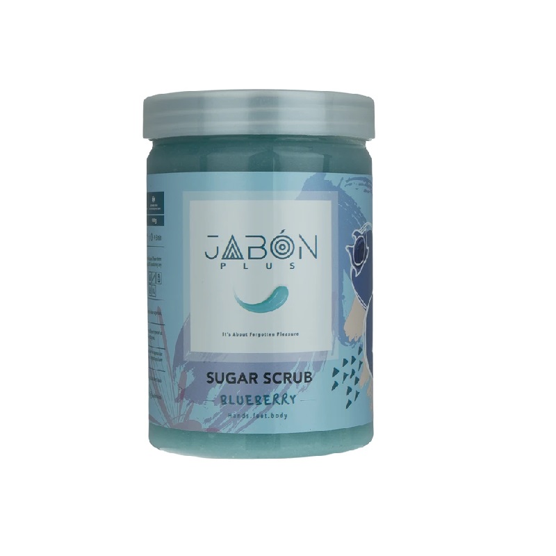 ژل اسکراب (لایه بردار شنی) پوست بلوبری 900 گرمی ژبن JABON