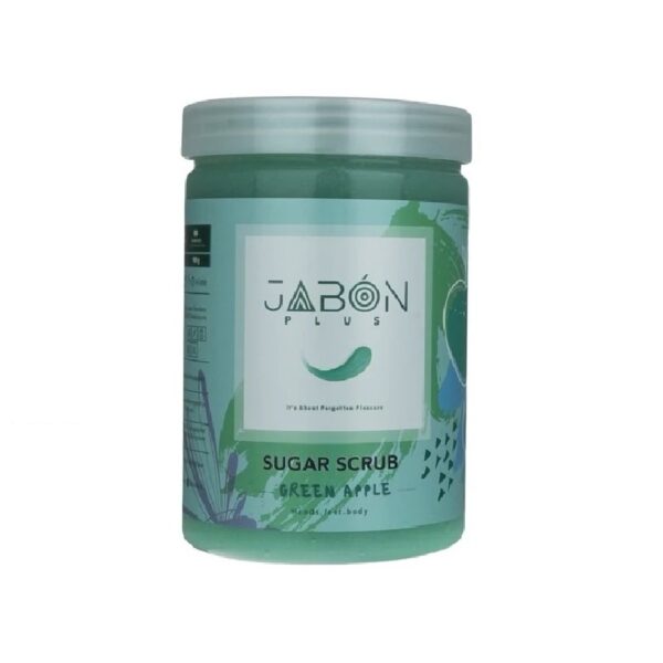 ژل اسکراب (لایه بردار شنی) پوست سیب سبز 900 گرمی ژبن JABON