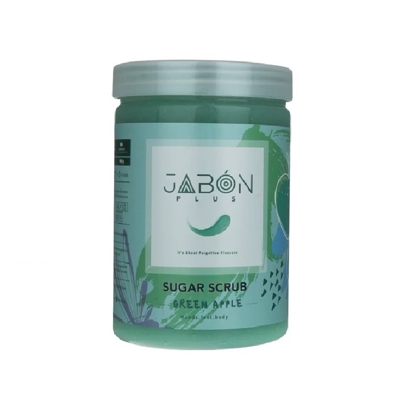 ژل اسکراب (لایه بردار شنی) پوست سیب سبز 900 گرمی ژبن JABON