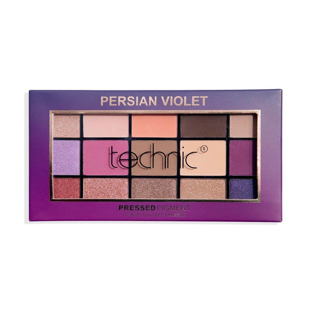 پالت سایه چشم 15 رنگ PERSIAN VIOLET تکنیک Technic